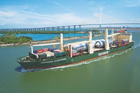RICKMERS SINGAPORE Houston Ship Channel